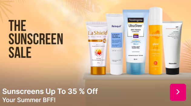 Nykaa Sunscreen Sale 