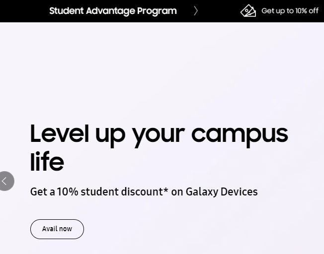Samsung Student Advantage Program - DealsDekho Samsung Student Advantage Program