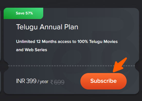 Aha Telugu Annual Plan