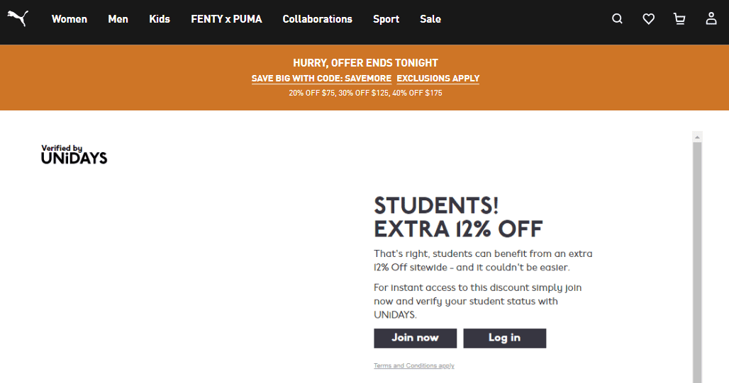 Puma Student Discount Dec 2024 Get Instant 50 OFF