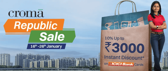 Croma Republic Day Sale