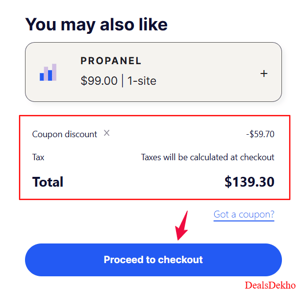 LearnDash Cart Image with Coupon Applied