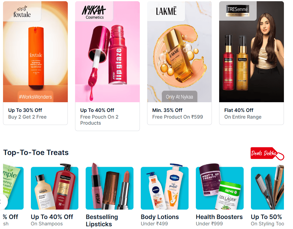 Nykaa Summer Sale Offers - DealsDekho Nykaa Summer Sale Offers
