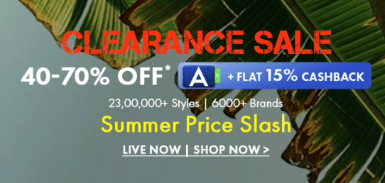 Ajio Clearance Sale - DealsDekho Ajio Clearance Sale