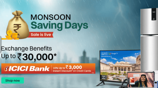 Croma Monsoon Saving Sale - DealsDekho Croma Monsoon Saving Sale
